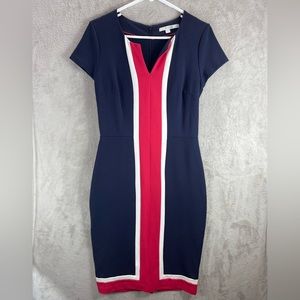 BODEN Red White and Blue dress size 4 - 6